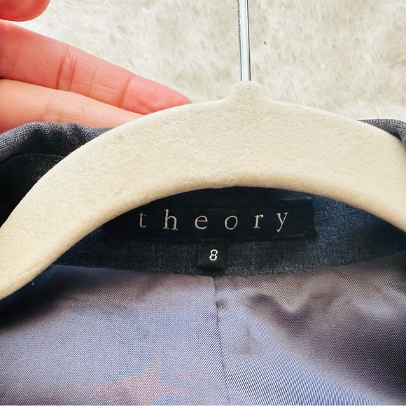 Theory Dark Gray Women’s Blazer SIZE 8 - Picture 5 of 5